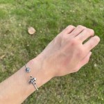 Crow Heart Bracelet Dark Millennium Wind Cross Skeleton