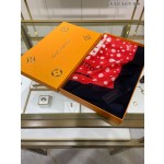 LOUIS VUITTON Pumpkin Print Long Scarf