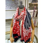 LOUIS VUITTON Pumpkin Print Long Scarf