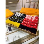 LOUIS VUITTON Pumpkin Print Long Scarf