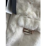 Fendi Rex Rabbit Fur Vest G21 (consult customer service to confirm size before placing an order)
