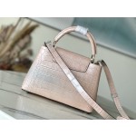 𝐋𝐎𝐔𝐈𝐒𝐕𝐔𝐈𝐓𝐓𝐎𝐍 Flowing Gold Crocodile Pattern M48865