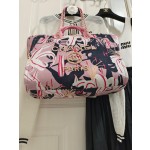 CHANEL print ➕ Wooden pearl logo beach bag model number AS3257