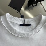 Louis Vuitton 23ss New Round Neck Sweater with Pumpkin Pattern Appearing from Bottom