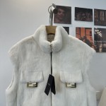 Fendi goose down mink vest G58 (consult customer service to confirm size before placing an order)
