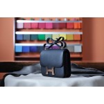 Cancon 24 Black Rose Gold Buckle Epsom Leather