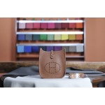 mini evelyne golden brown silver buckle TC