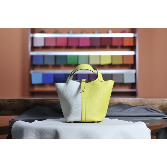 picotin18 milkshake white with lemon gold gold buckle TC skin