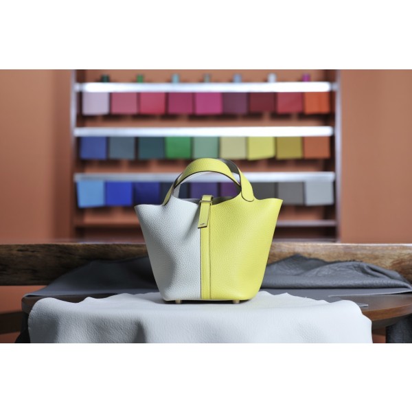 picotin18 milkshake white with lemon gold gold buckle TC skin