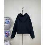 MM6- MAGIRA EMBROIDERED DIGITAL QUARTER SEAM HOOD PULLOVER