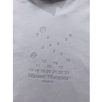 MM6- MAGIRA EMBROIDERED DIGITAL QUARTER SEAM HOOD PULLOVER