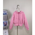 AC minimalist logo zipper jacket