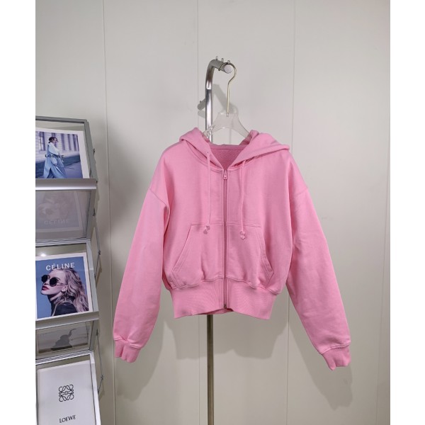 AC minimalist logo zipper jacket