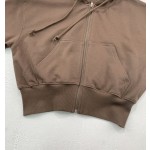 AC minimalist logo zipper jacket