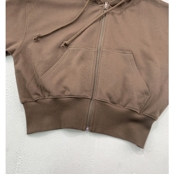 AC minimalist logo zipper jacket