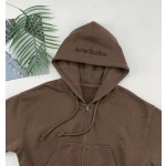 AC minimalist logo zipper jacket