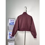 MIUMIU Retro Baseball Short Coat Drop Shoulder Small Silhouette Jacket