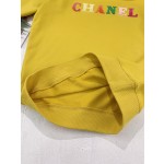 Chanel Small Fragrant Embroidered Colorful Character Logo Hoodie