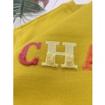 Chanel Small Fragrant Embroidered Colorful Character Logo Hoodie