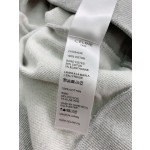 Celine - Round neck flocked pullover sweater