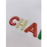 Chanel Small Fragrant Embroidered Colorful Character Logo Hoodie