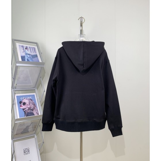 Chanel Small Fragrant Embroidered Colorful Character Logo Hoodie