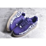 Nike Air Force 1'07 Skeleton QS Halloween Black Purple Glow Skeleton Limited Casual Board Shoe