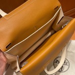 Halzan 25cm New stock tc leather S2 trench coat grey patchwork 18 elephant grey gold buckle