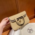 Halzan 25cm New stock tc leather S2 trench coat grey patchwork 18 elephant grey gold buckle