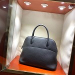 Bolide 31cm Clemence 89 black silver buckle beeswax thread hand sewn