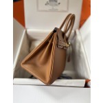 Birkin 30cm CK37 gold brown gold buckle  Imported easy leather hand sewn  Real shot The quality visible to the naked eye