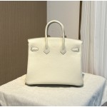 birkin25 import togo mushroom white gold buckle silver buckle all handmade