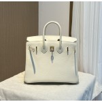 birkin25 import togo mushroom white gold buckle silver buckle all handmade