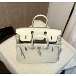 birkin25 import togo mushroom white gold buckle silver buckle all handmade
