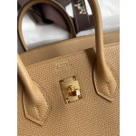 Birkin 25cm Epsom leather Biscuit color 🍪 Gold buckle