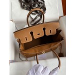 Birkin 25cm Epsom Leather Gold Brown Gold Buckle