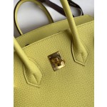 Birkin 25cm Epsom Leather Lemon Yellow 🍋 Gold Buckle