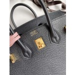 Birkin 25cm Epsom Leather Black Gold Buckle