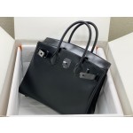 birkin30 antique bag box leather limited edition black buckle all hand sewn
