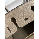 Birkin 25/30/35cm Imported Togo Leather Turtle Grey Gold Buckle