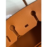 Birkin 25/30/35cm Imported Togo leather Orange Gold buckle