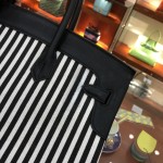 Birkin Riga 30cm swift leather spell imported canvas top handmade! Counter quality!