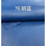 Hermès makes exclusive leather Contact customer service for customization French sheep leather Chevre Mysore of：Dark Blue Series