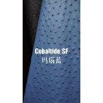 Hermes production of exclusive leather contact customer service custom South African wild ostrich skin:R2 Onyx Blue