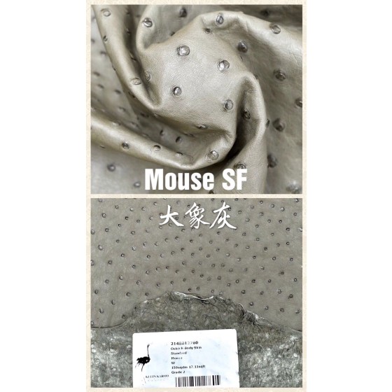 Hermes production of exclusive leather contact customer service custom South African wild ostrich skin:18大象灰