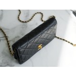 CHANEL 𝑾𝒐𝒄 hair bag metal ball 𝒘𝒐𝒄 black