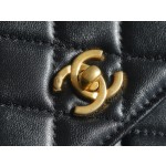 CHANEL 𝑾𝒐𝒄 hair bag metal ball 𝒘𝒐𝒄 black