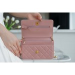 Chanel 𝑾𝒐𝒄 hair bag metallic ball 𝒘𝒐𝒄𝒄 dry rose pink