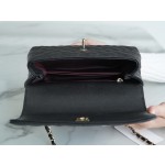 CHANEL 𝑪𝒐𝑪𝒐 𝒉𝒂𝒏𝒅𝒍𝒆 New Cowhide Handle Small Black Gold