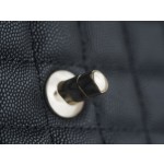 CHANEL 𝑪𝒐𝑪𝒐 𝒉𝒂𝒏𝒅𝒍𝒆 New Cowhide Handle Small Black Gold